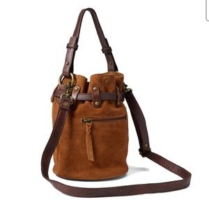 FREE PEOPLE suede bucket bag